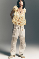 Free People Moxie Pull-On Barrel Jeans