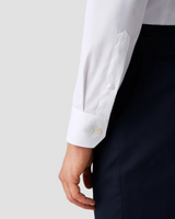 Eton Signature Twill Solid White Super Slim Shirt