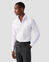 Eton Mens Business Solid White Slim Shirt