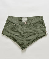 ONE TEASPOON Bandits Short in Super Khaki