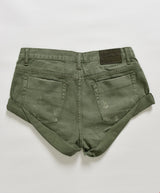 ONE TEASPOON Bandits Short in Super Khaki