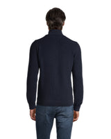 Josh Full Zip Nylon Front Sweater