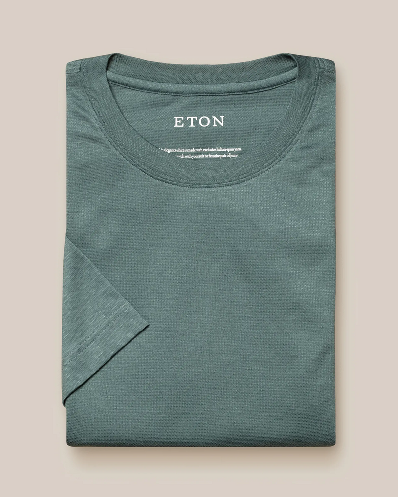 Eton Cotton Filo di Scozia T-Shirt
