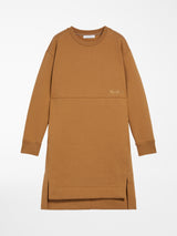 max mara LEISURE Gauze cotton fleece dress