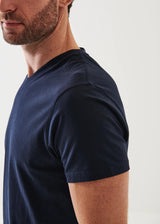 Patrick Assaraf Pima Cotton Stretch V-Neck