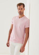 Patrick Assaraf Pima Cotton Stretch V-Neck T-Shirt