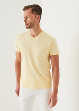 Patrick Assaraf Pima Cotton Stretch V-Neck T-Shirt