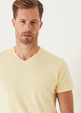 Patrick Assaraf Pima Cotton Stretch V-Neck T-Shirt