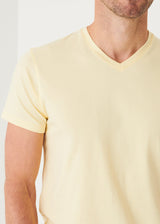 Patrick Assaraf Pima Cotton Stretch V-Neck T-Shirt
