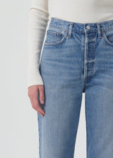 AGOLDE 90'S CROP MID RISE STRAIGHT IN BOUND