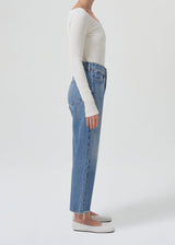 AGOLDE 90'S CROP MID RISE STRAIGHT IN BOUND