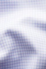 ETON Contemporary Fit Purple Check Fine Twill Shirt
