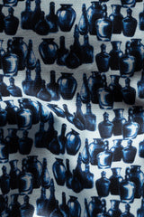 ETON Slim Fit Glass Print Fine Twill Shirt