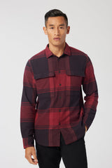 Good Man Brand Stadium Shirt Jacket in Brushed Fannel