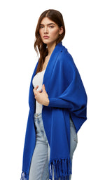 Soia & Kyo MIKU knitted scarfigan with fringe