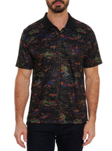 Shark Attack Short Sleeve Classic Fit Knit Polo