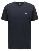 BOSS V-neck tee in stretch cotton
