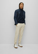 BOSS Loberto Sweater in Navy