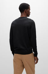 Boss V-Neck Slim-Fit Sweater in Virgin Wool