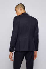 BOSS H-Huge single-breasted jacket in virgin-wool serge
