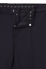 BOSS H-Genius formal trousers in virgin-wool serge