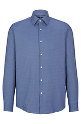 BOSS REGULAR-FIT SHIRT IN PERFORMANCE-STRETCH DOBBY FABRIC