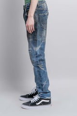 Neon Denim Brand SID in Dirty Overdye Dark Indigo