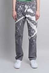 Neon Denim Brand Thunders in Grey Wash Bleach