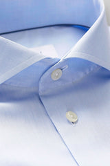 Eton Extreme Cut Away Shirt in Sky Blue