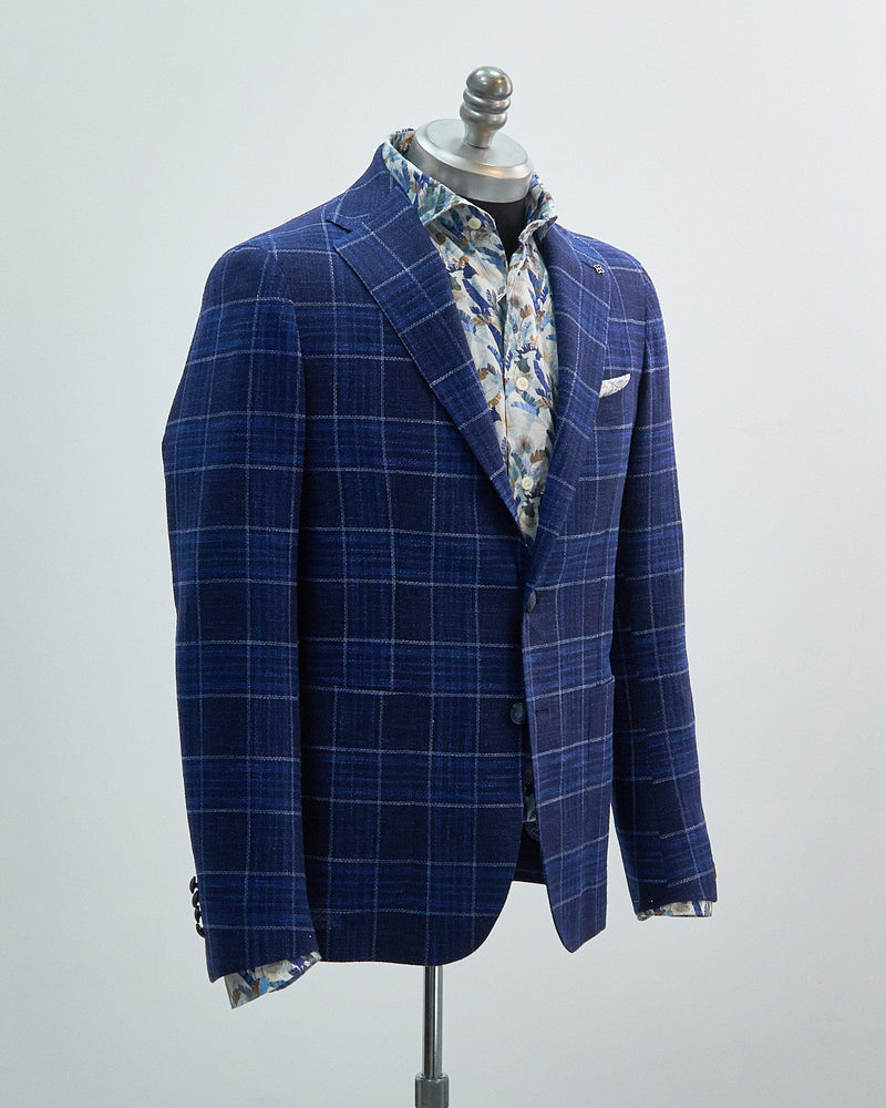 Tagliatore Plaid Check Blazer