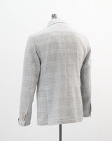 Tagliatore Light Grey Plaid Blazer