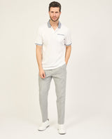 Bugatti White Polo Shirt with pockets