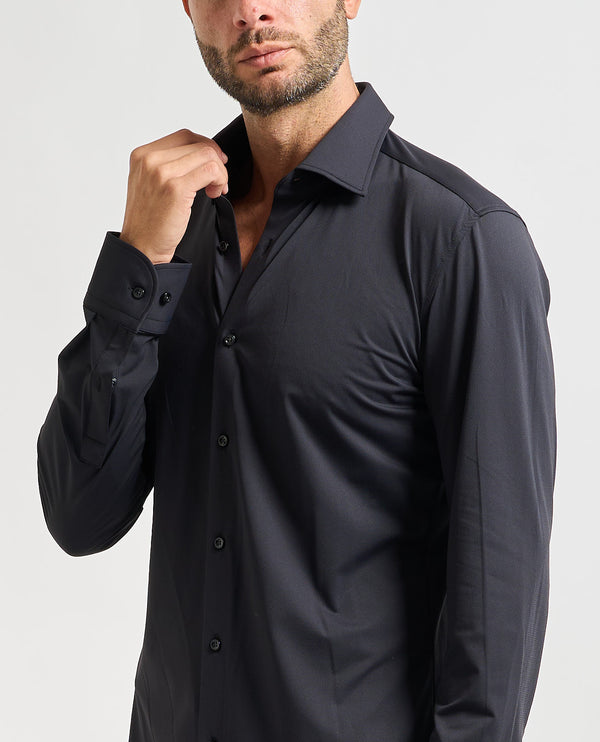 BOSS Hank Kent men's shirt Boss black