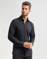 BOSS Hank Kent men's shirt Boss black