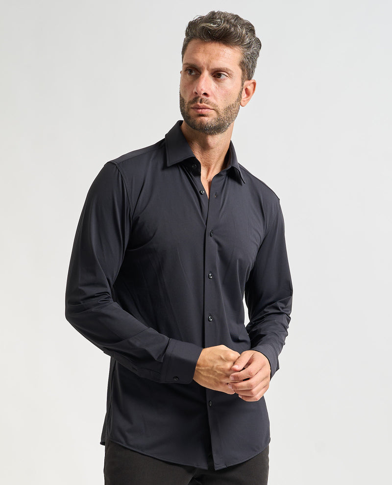 BOSS Hank Kent men's shirt Boss black