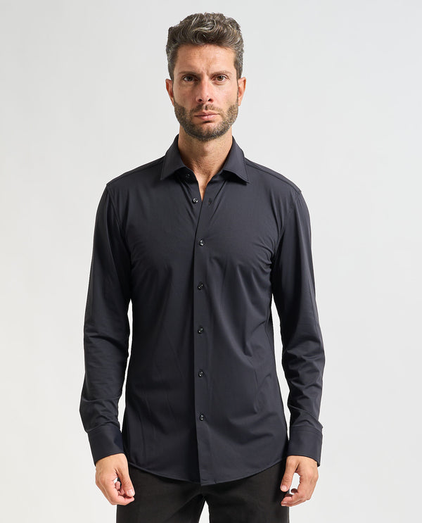 BOSS Hank Kent men's shirt Boss black