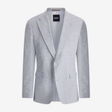 Slim-fit jacket with puppytooth pattern