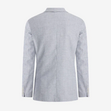 Slim-fit jacket with puppytooth pattern