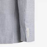 Slim-fit jacket with puppytooth pattern