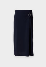 Max Mara Paolo Pencil Skirt in Navy