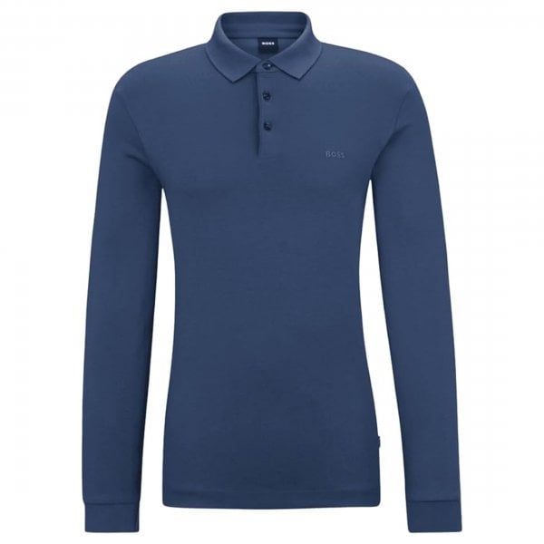 Boss Interlock-Cotton Polo with Embroidered Logo