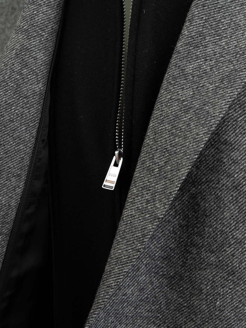 Boss Slim-fit jacket with integrated bib