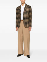 Tagliatore Textured Check Taupe Blazer