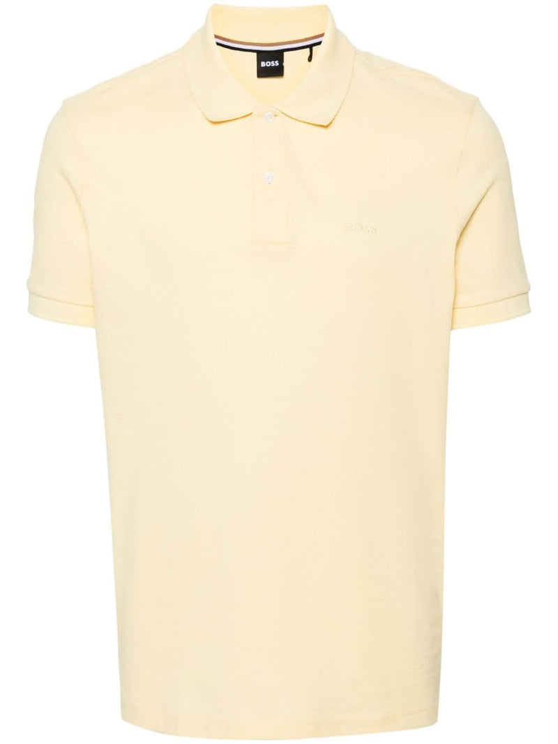 Boss Cotton Polo with Embroidered Logo