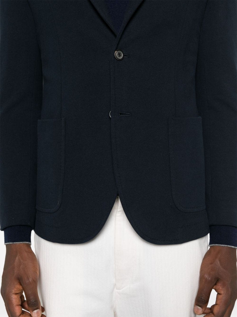 Circolo 1901 Single Breasted Blazer Cashmere Touch - Oxford Blue