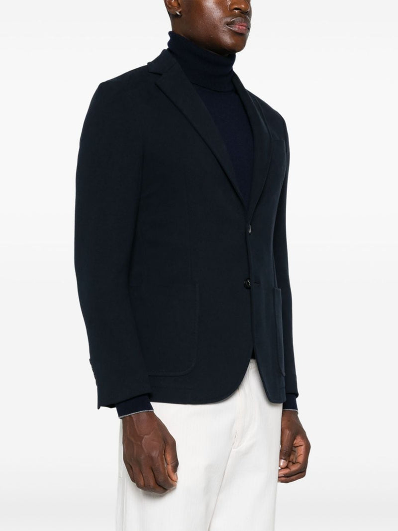 Circolo 1901 Single Breasted Blazer Cashmere Touch - Oxford Blue