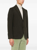 Circolo 1901 Single-Breasted Blazer Cashmere Touch -Dark Green