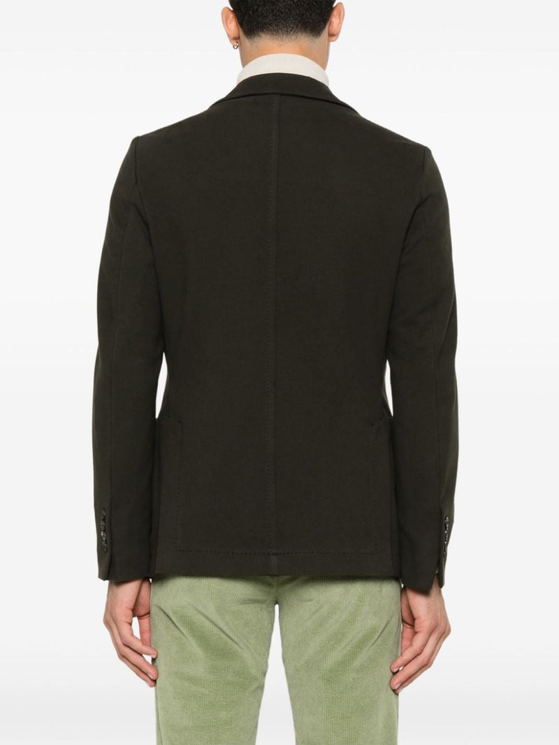 Circolo 1901 Single-Breasted Blazer Cashmere Touch -Dark Green