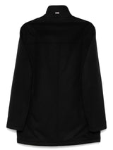 Boss Relaxed-Fit Short Coat in Virgin Wool and Cashmere