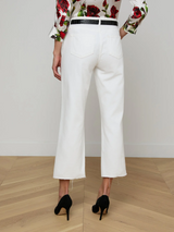 L'Agence Wanda Cropped Wide-Leg Jean